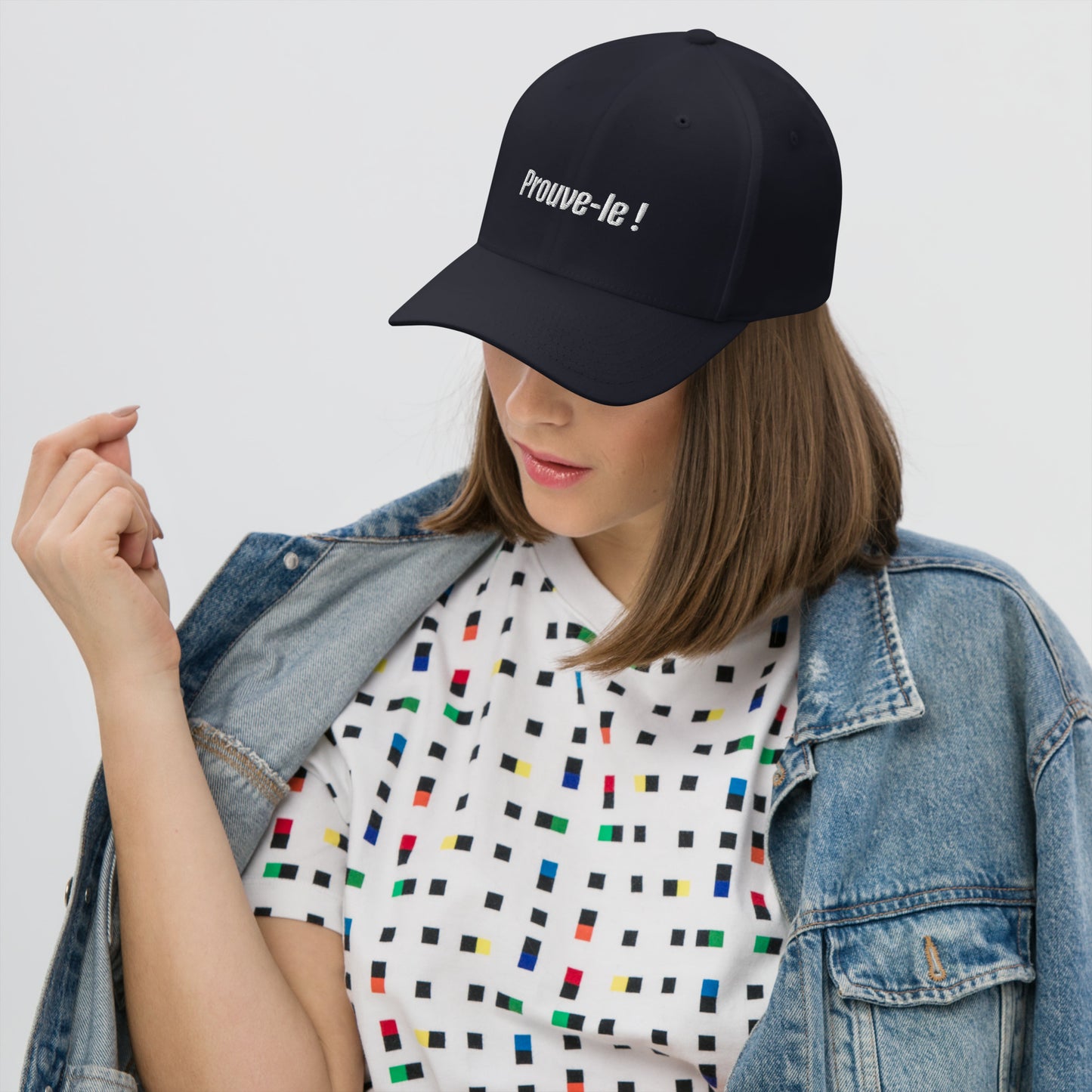Casquette "Prouve-le" - Bleu marine