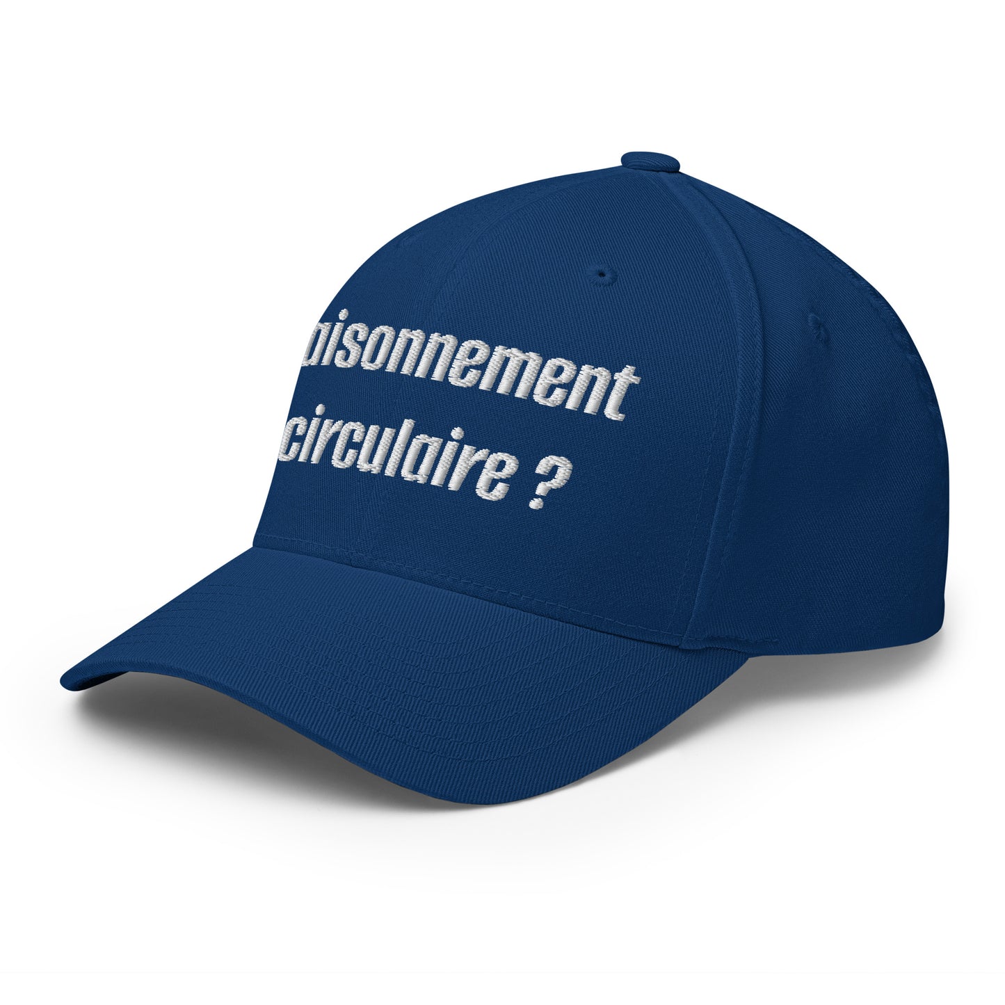 Casquette "Raisonnement circulaire" - Bleu roi