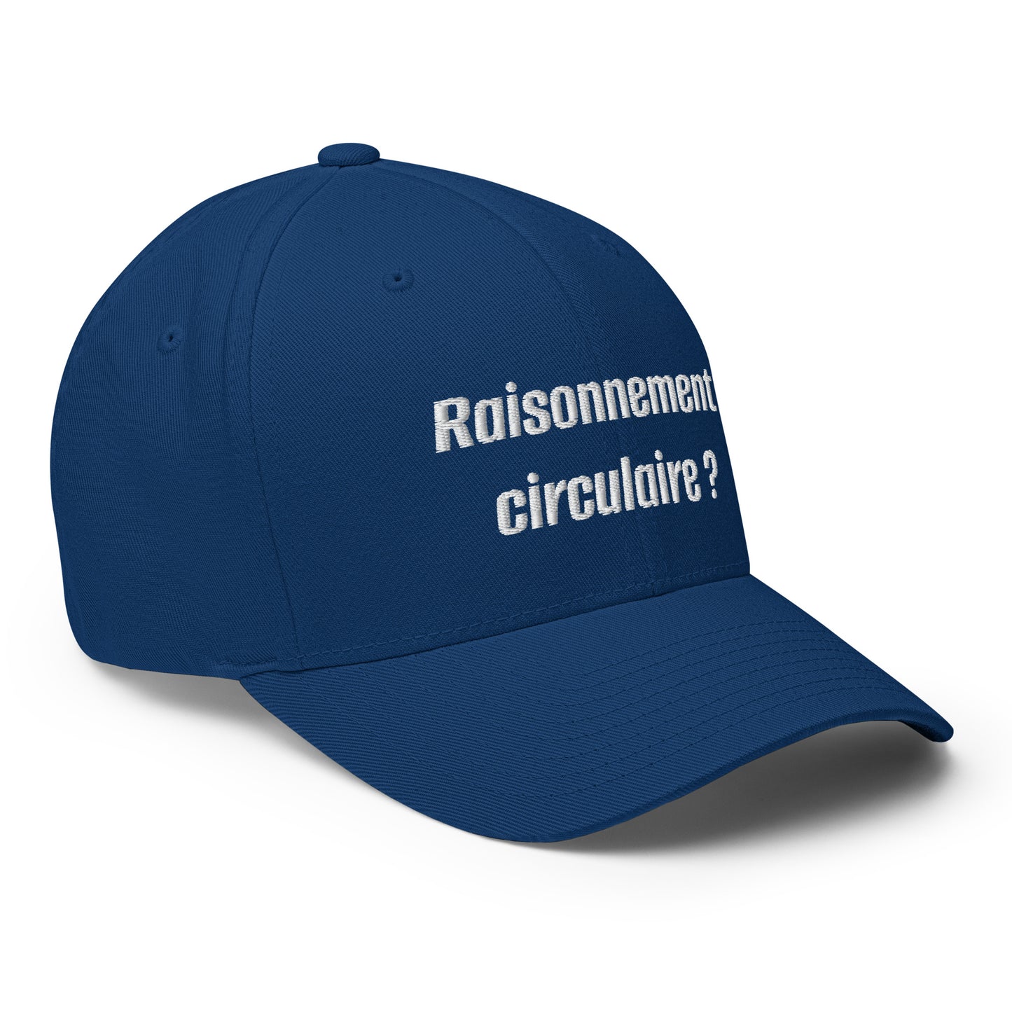 Casquette "Raisonnement circulaire" - Bleu roi