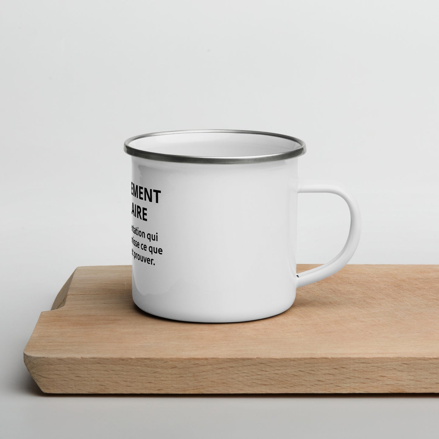 Mug "Raisonnement circulaire" - Blanc