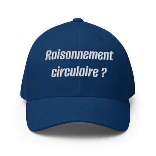 Casquette "Raisonnement circulaire" - Bleu roi