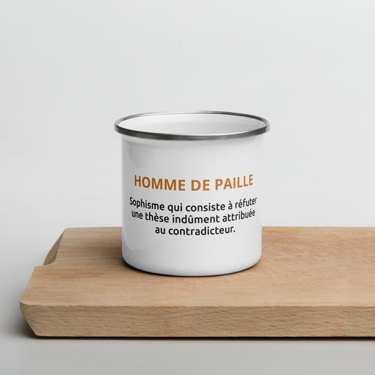 Mug "Homme de paille" - Blanc